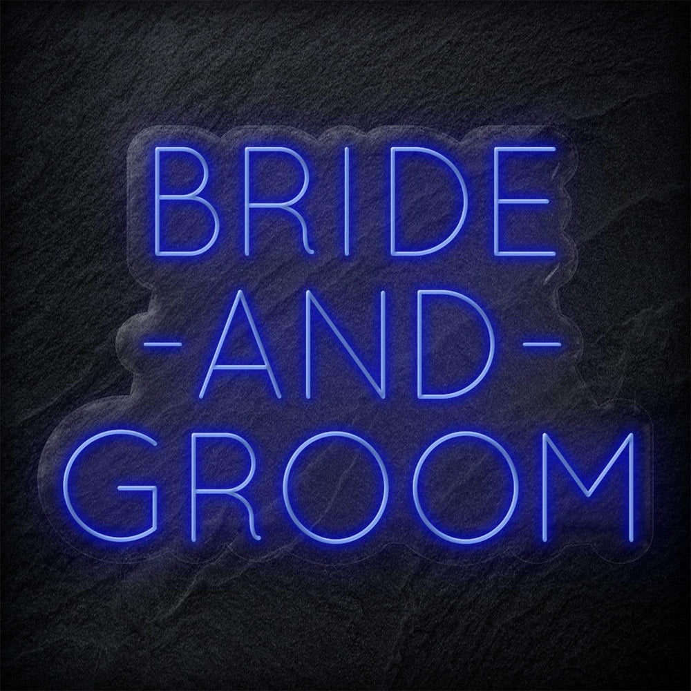 "Bride and Groom" Neon Schriftzug - NEONEVERGLOW