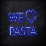 "We Love Pasta" LED Neonschild Sign - NEONEVERGLOW