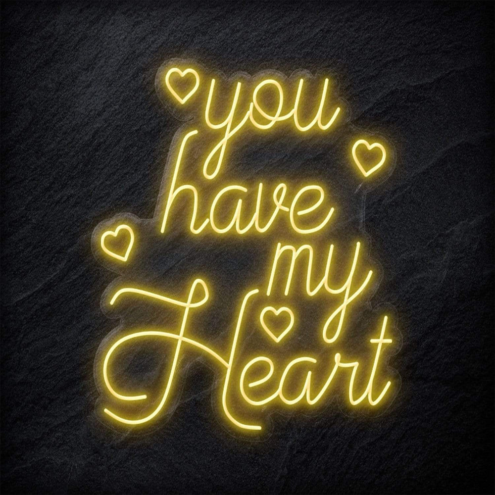 "You Have My Heart" Neonschild - NEONEVERGLOW