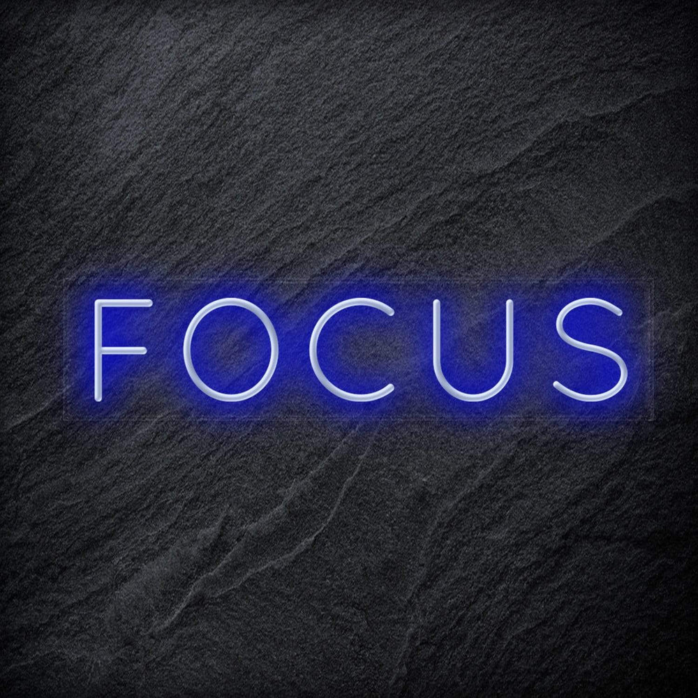 " Focus " Neon Sign Schriftzug - NEONEVERGLOW