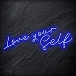 "Love Yourself" LED Neon Schriftzug - NEONEVERGLOW