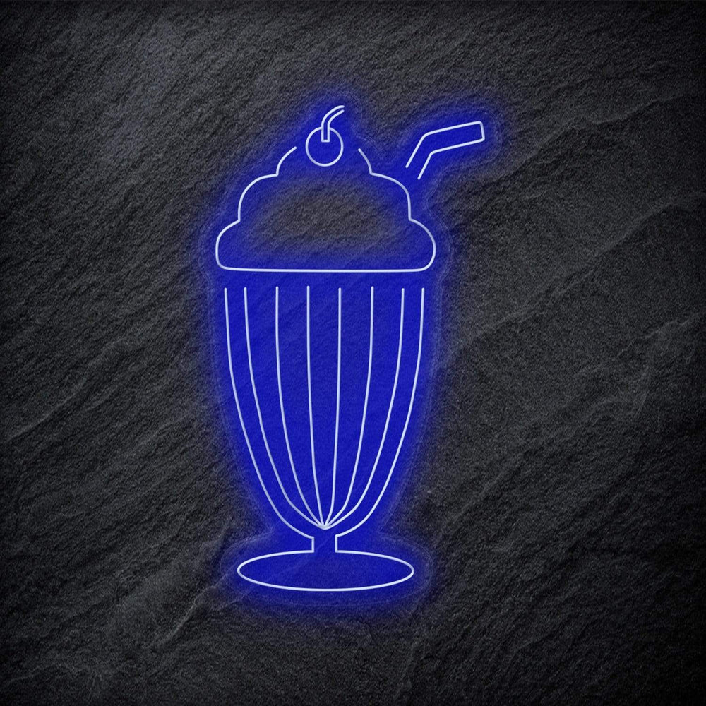 "Milchshake" Neonschild - NEONEVERGLOW