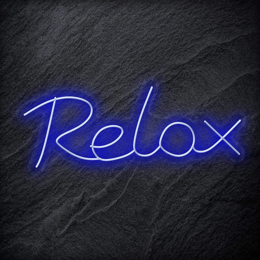 "Relax" Neon Sign Schriftzug - NEONEVERGLOW