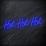 "Hot Hot Hot" LED Neon Schriftzug - NEONEVERGLOW