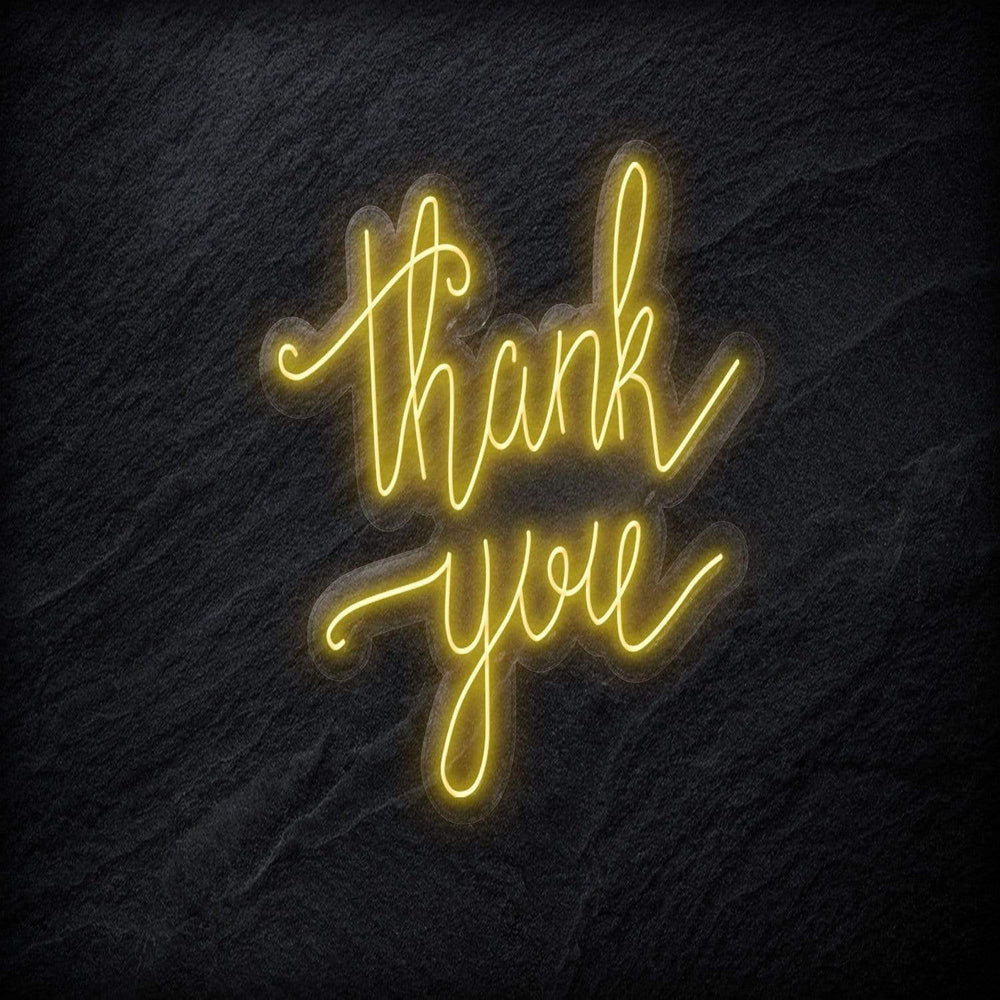 "Thank You!" Neonschild - NEONEVERGLOW