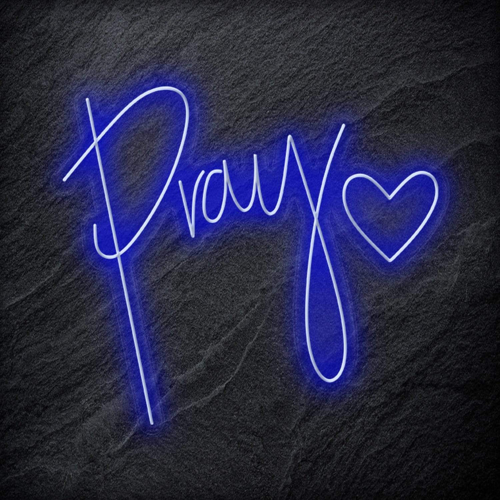 "Pray" Neonschild - NEONEVERGLOW