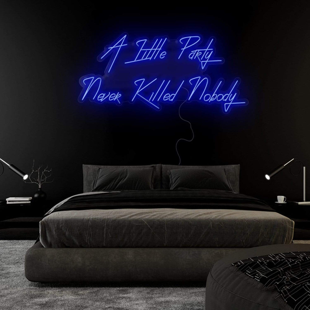 "A Little Party" Neon Sign Schriftzug - NEONEVERGLOW