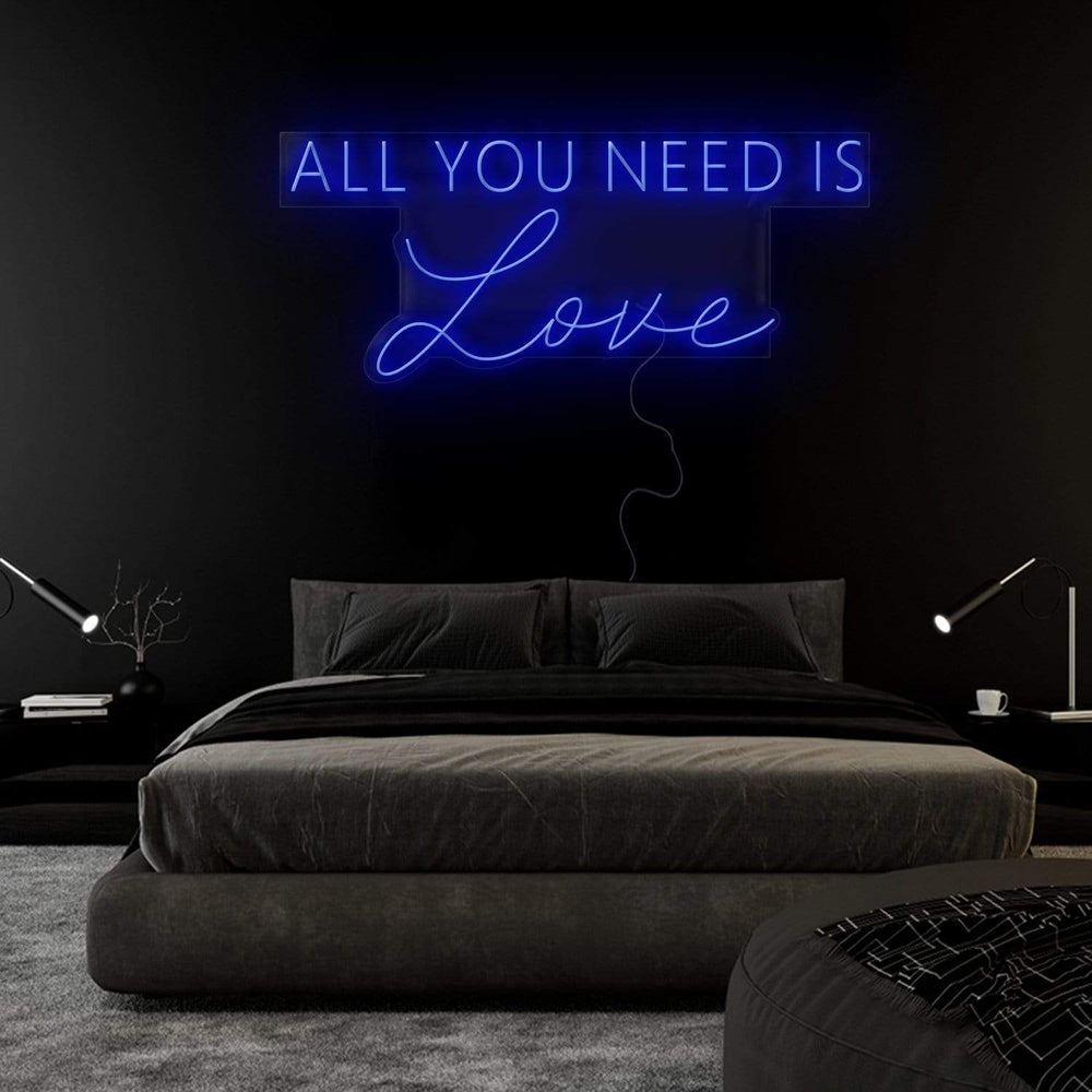 "All You Need is Love" Neon Sign Schriftzug - NEONEVERGLOW