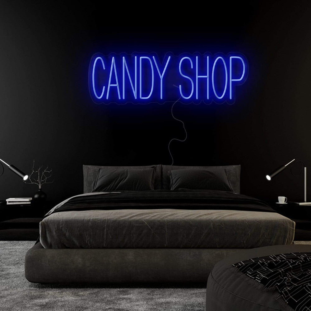 "Candy Shop" Neon Sign Schriftzug - NEONEVERGLOW