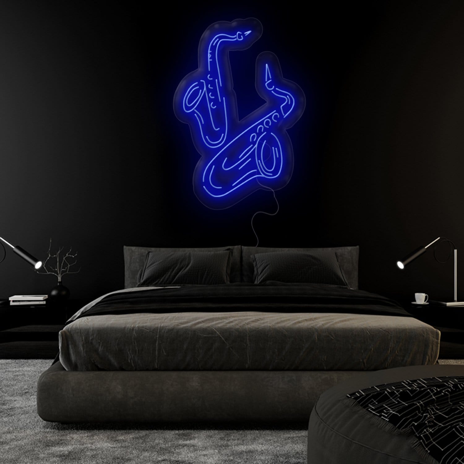 "Jazz Musik" LED Neonschild Sign - NEONEVERGLOW