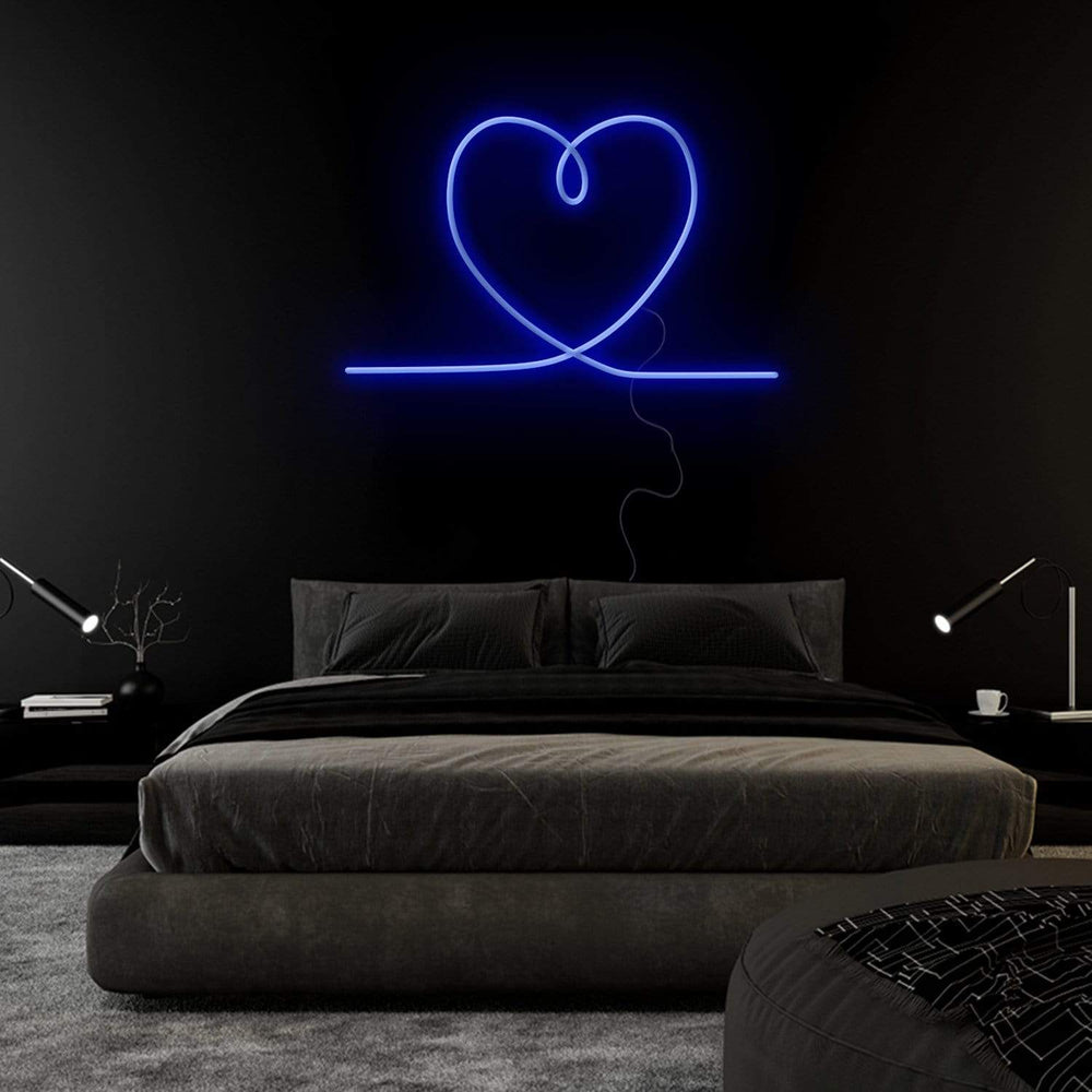 "Herz Heart" Neonschild Sign Schriftzug - NEONEVERGLOW