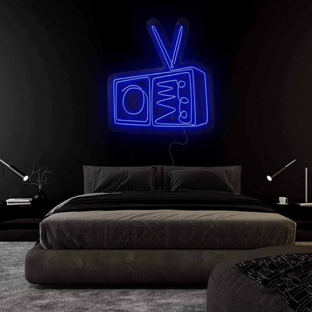 "TV Radio" Neonschild Sign - NEONEVERGLOW