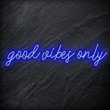 "Good Vibes Only" LED Neon Schriftzug - NEONEVERGLOW