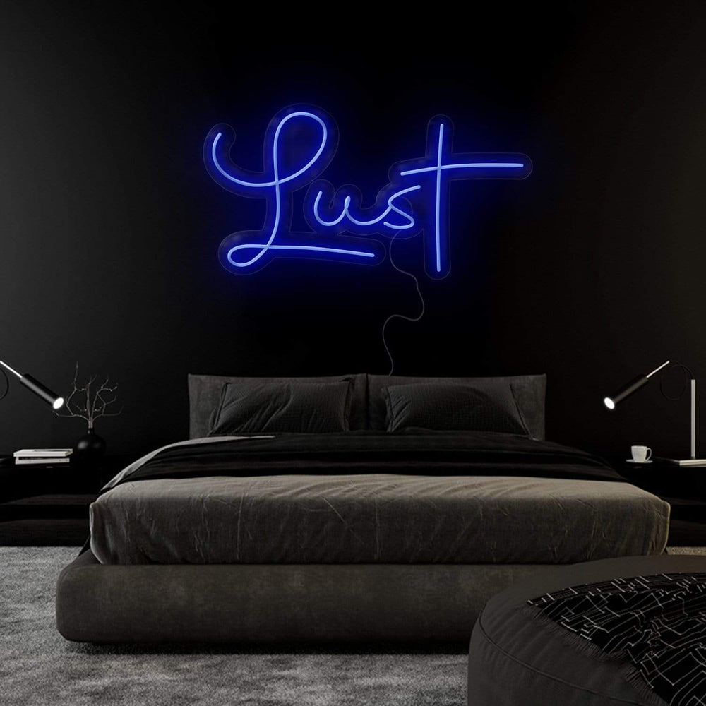 "Lust" Neonschild Sign Schriftzug - NEONEVERGLOW