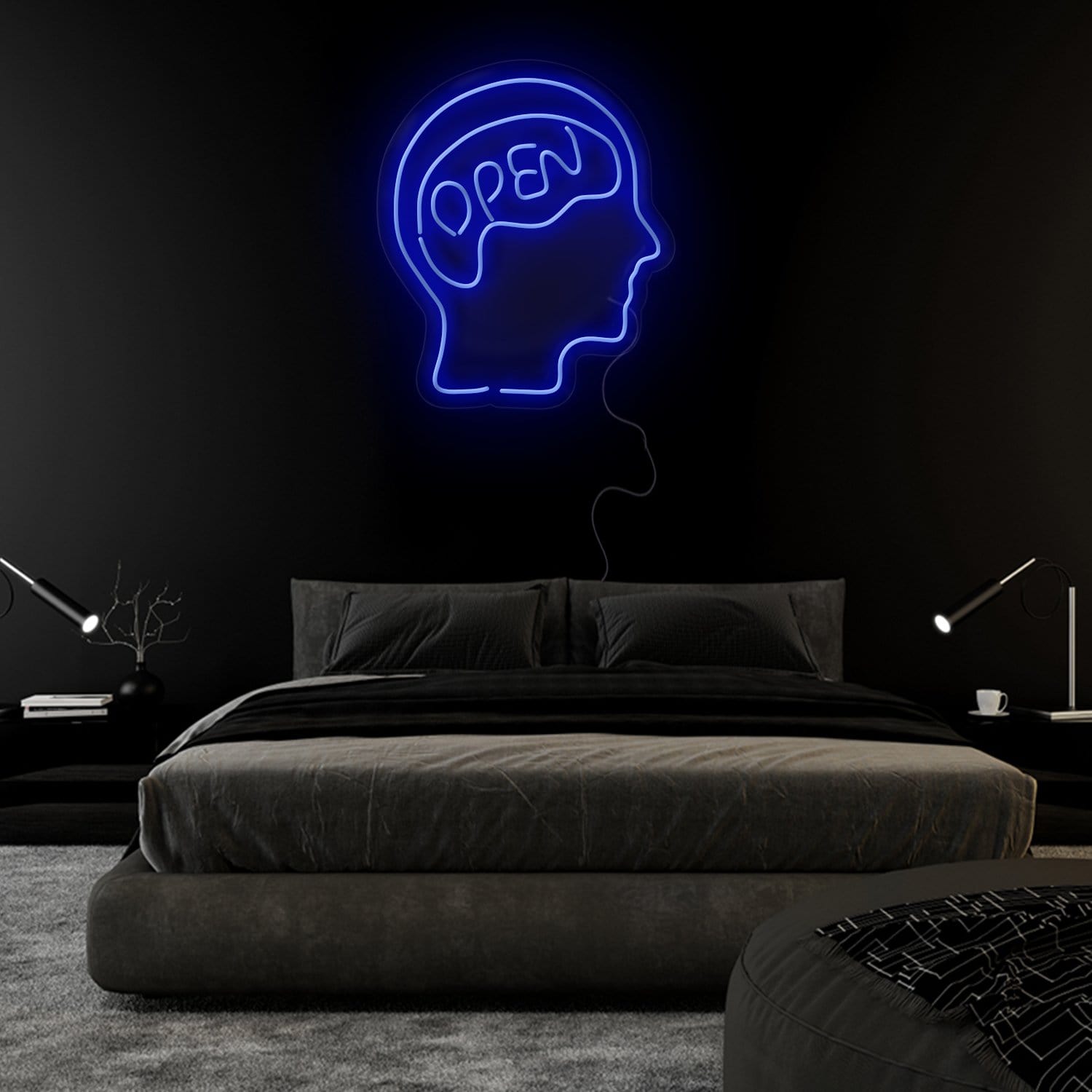 "Open" LED Neonschild Sign Schriftzug - NEONEVERGLOW
