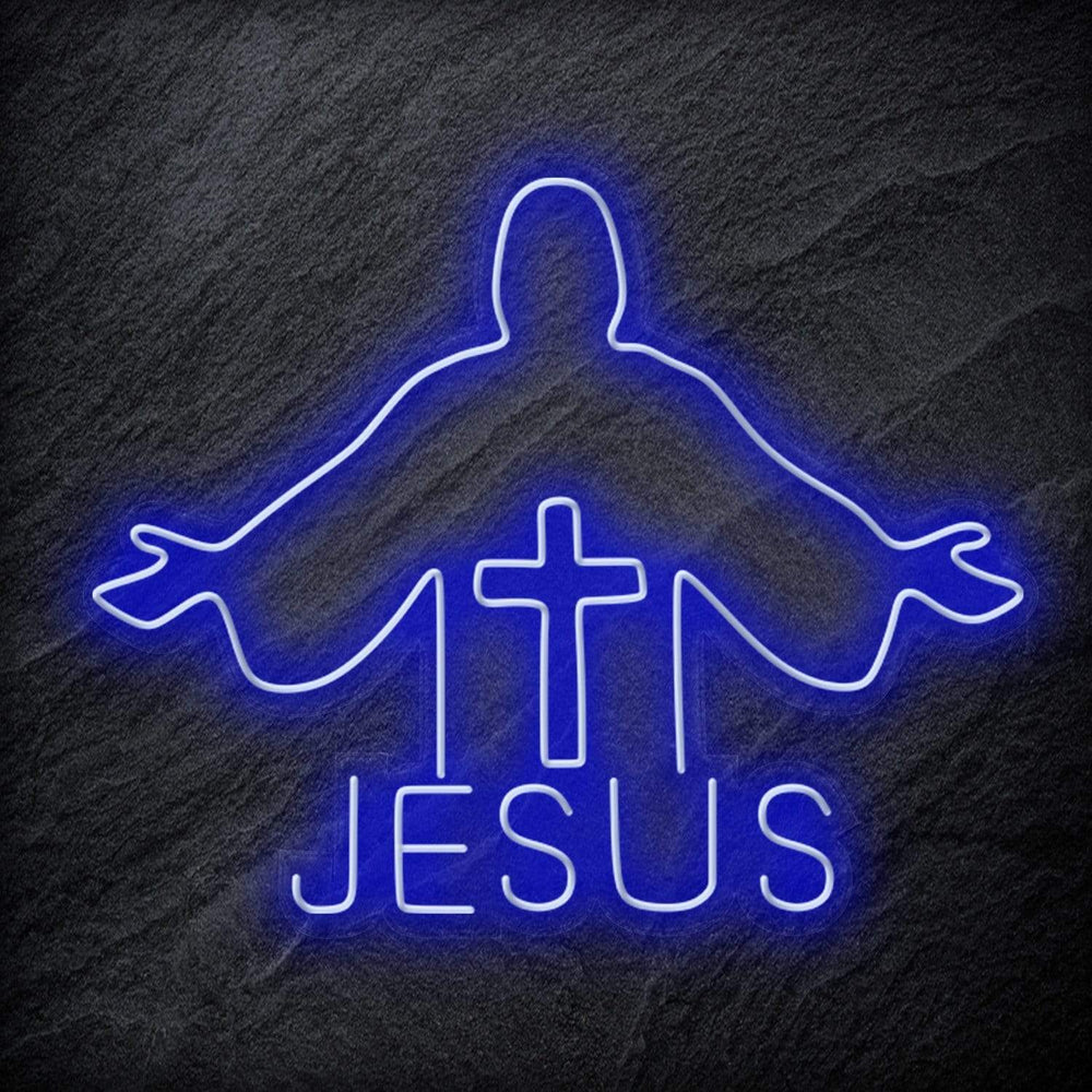 " Jesus " Neonschild Schriftzug Sign - NEONEVERGLOW