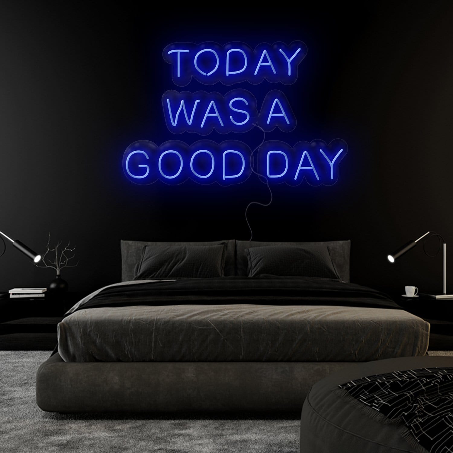 "Today Was A Good Day" LED Neonschild Sign Schriftzug - NEONEVERGLOW