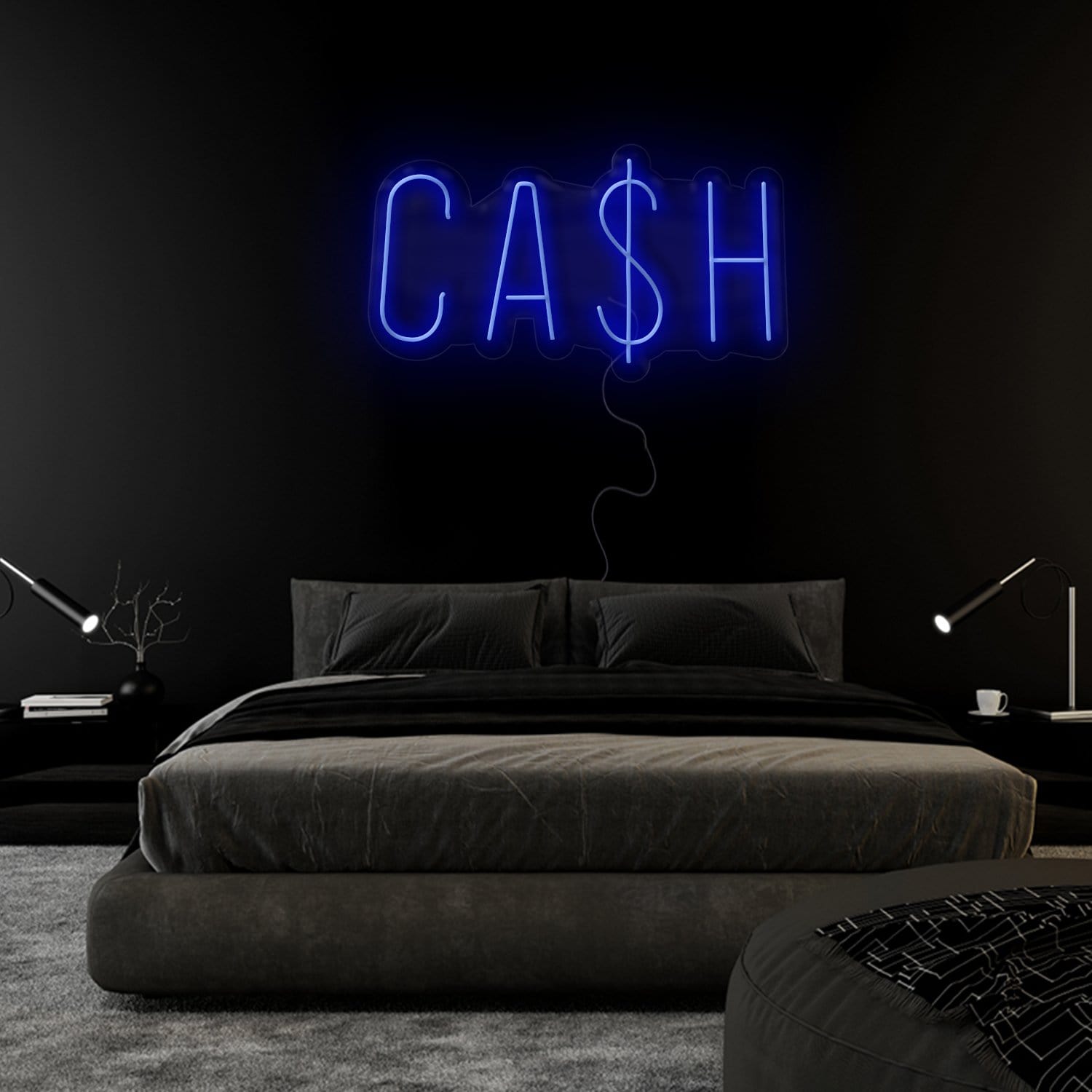 "Cash Cas$H" LED Neon Sign Schriftzug - NEONEVERGLOW