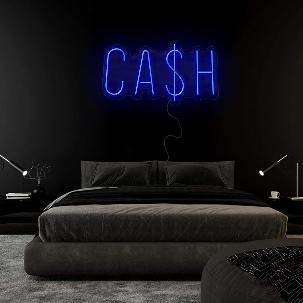 "Cash Cas$H" Neon Sign Schriftzug - NEONEVERGLOW