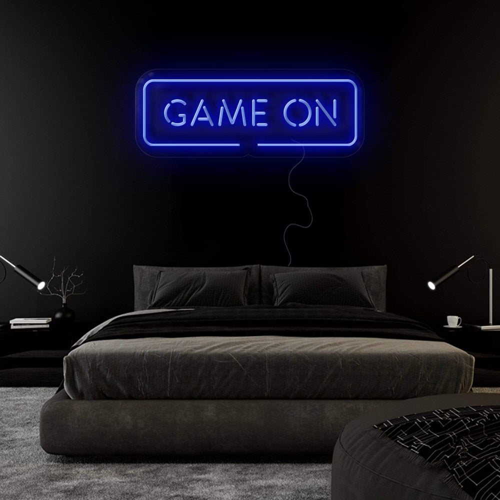 "Game On" Neonschild Sign Schriftzug - NEONEVERGLOW