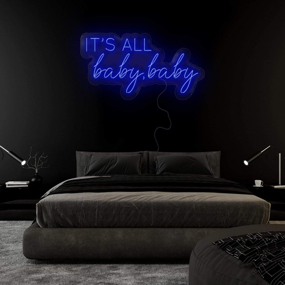 "It´s All Baby,Baby" Neonschild Sign - NEONEVERGLOW