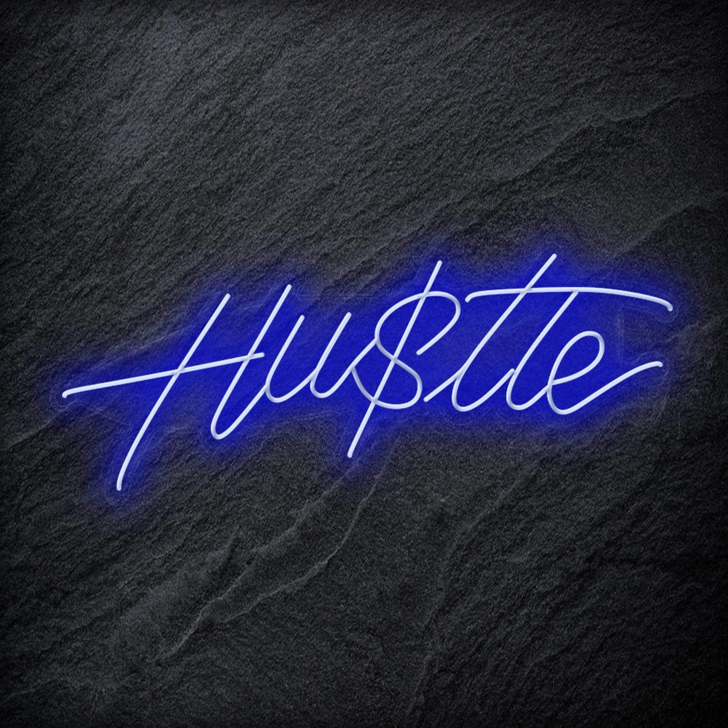 "Hustle" LED Neon Schriftzug Sign - NEONEVERGLOW