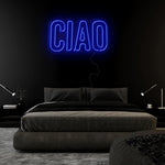 "Ciao" LED Neon Sign Schriftzug - NEONEVERGLOW