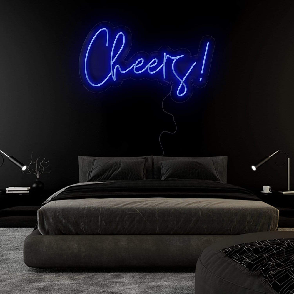 "Cheers" Neon Sign Schriftzug - NEONEVERGLOW