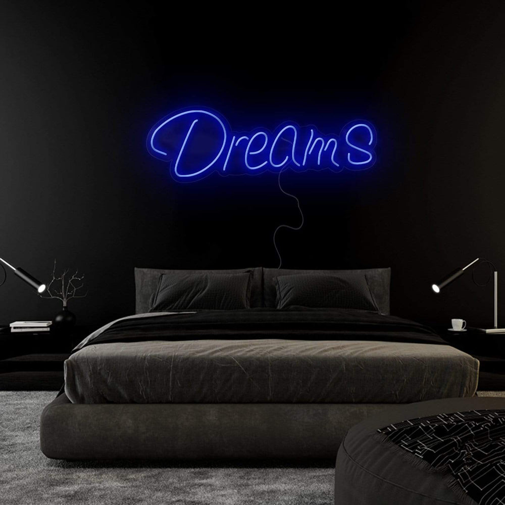 "Dreams" Neon Sign Schriftzug - NEONEVERGLOW