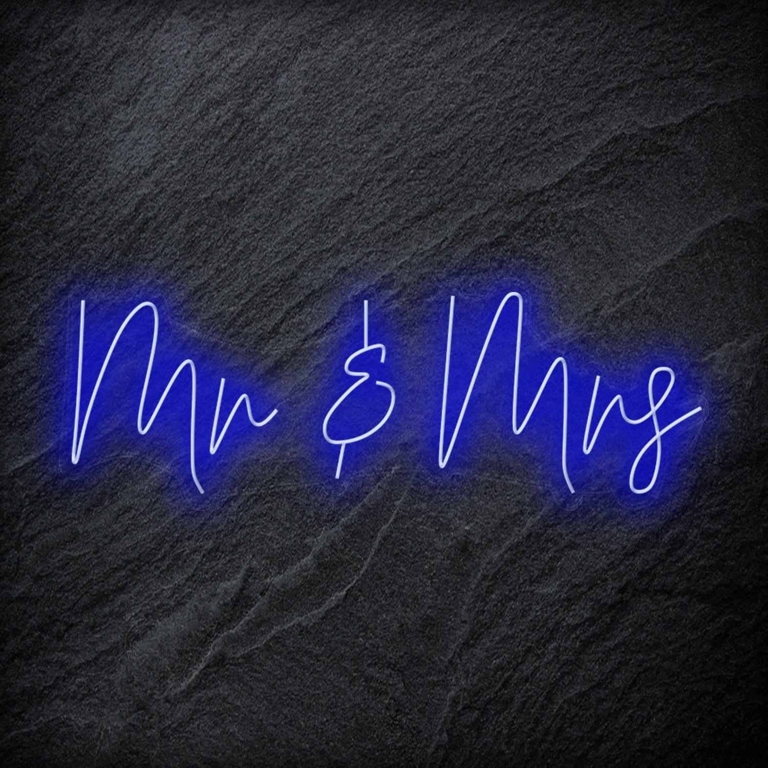 "Mr & Mrs"  LED  Neon Schriftzug Sign - NEONEVERGLOW