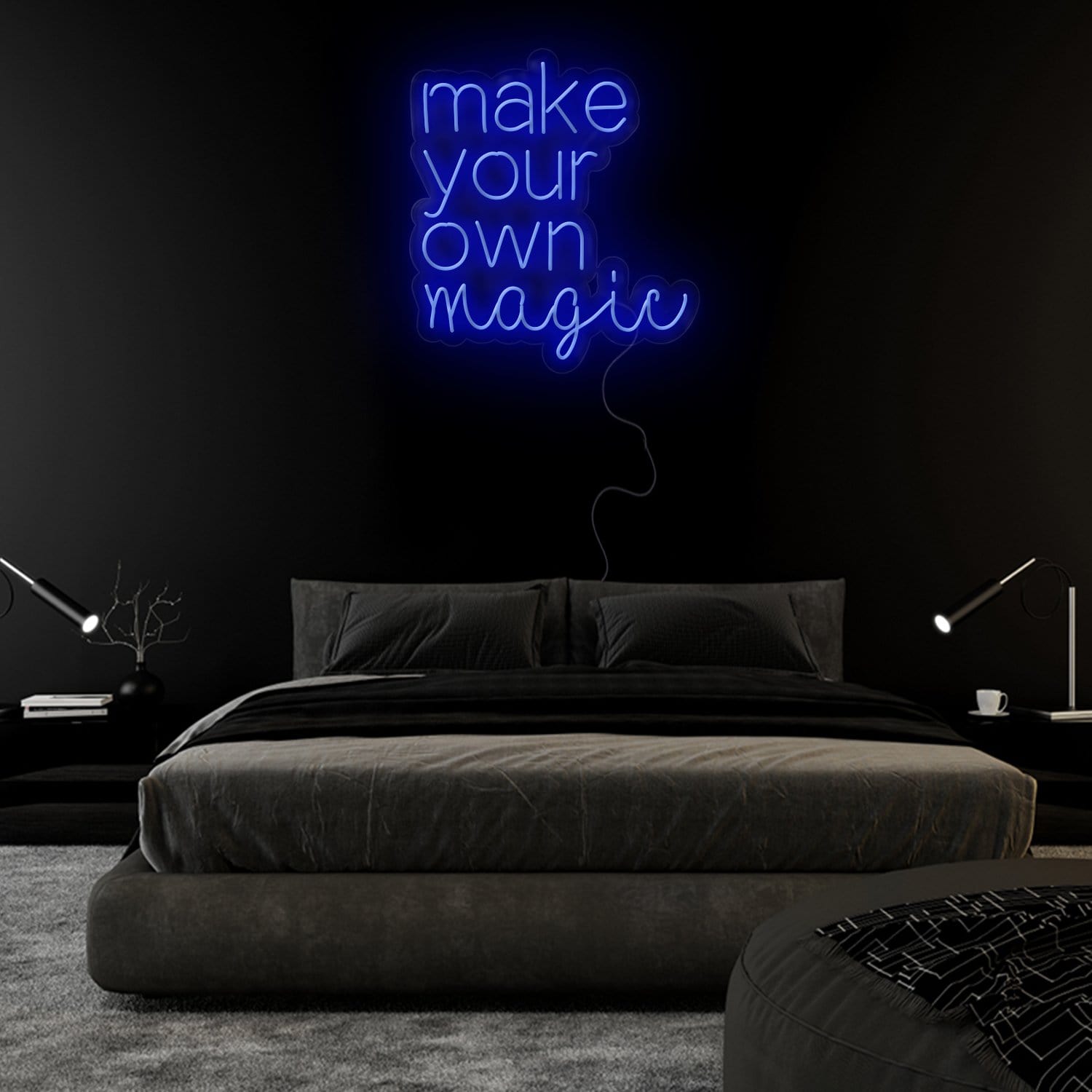 "Make Your Own Magic" LED Neon Sign Schriftzug - NEONEVERGLOW