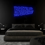 "Back to The Future" LED Neonschild Sign Schriftzug - NEONEVERGLOW
