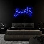 "Beauty" LED Neon Sign Schriftzug - NEONEVERGLOW