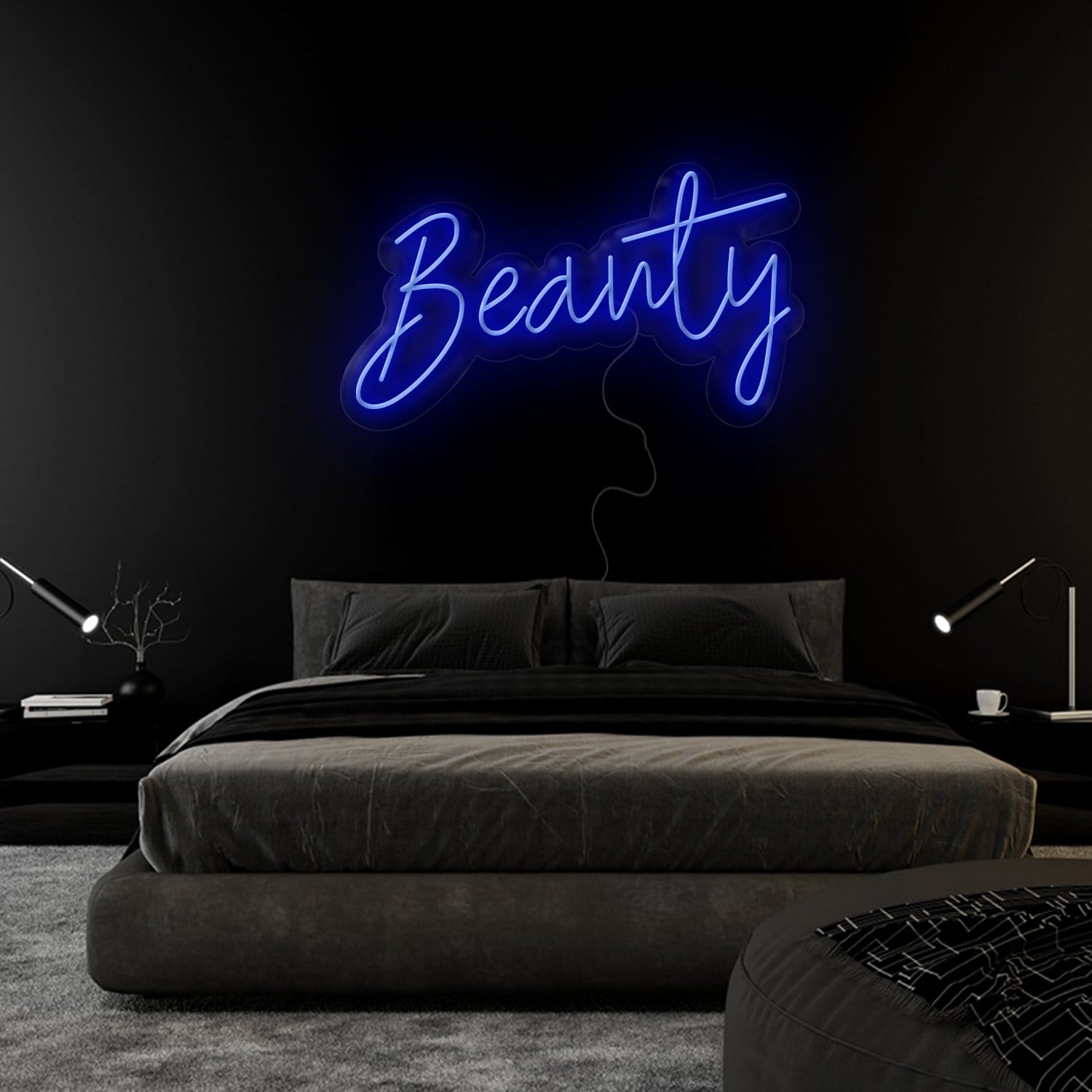 "Beauty" LED Neon Sign Schriftzug - NEONEVERGLOW