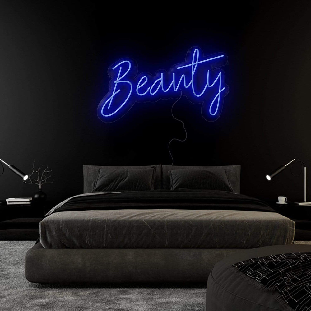 "Beauty" Neon Sign Schriftzug - NEONEVERGLOW