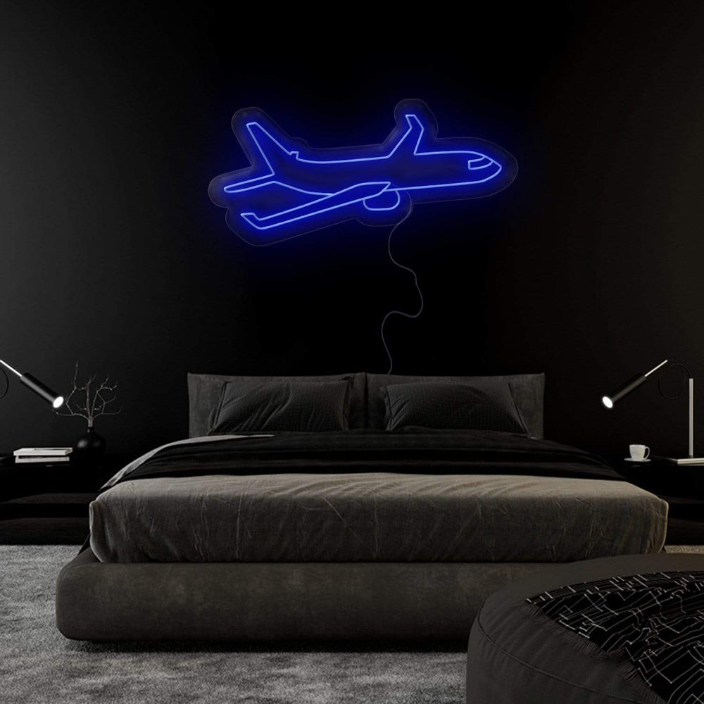 "Flugzeug" Neonschild Sign - NEONEVERGLOW