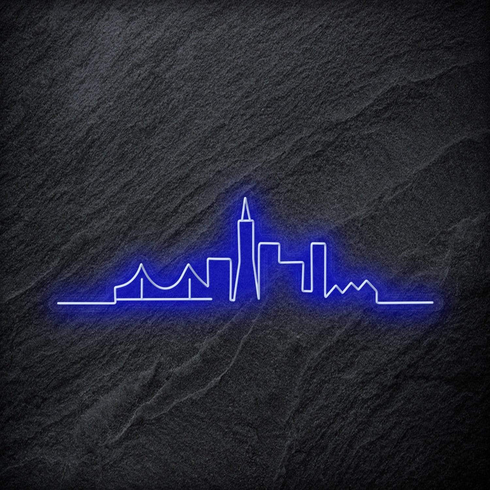 "Skyline " Neonschild - NEONEVERGLOW