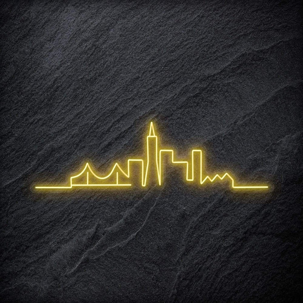 "Skyline " Neonschild - NEONEVERGLOW