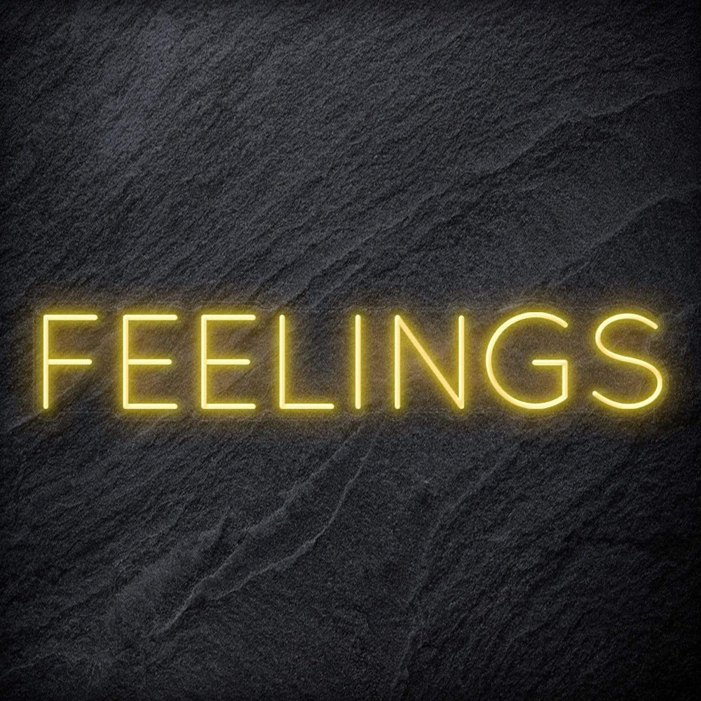 "Feelings" Neon Schriftzug Sign - NEONEVERGLOW