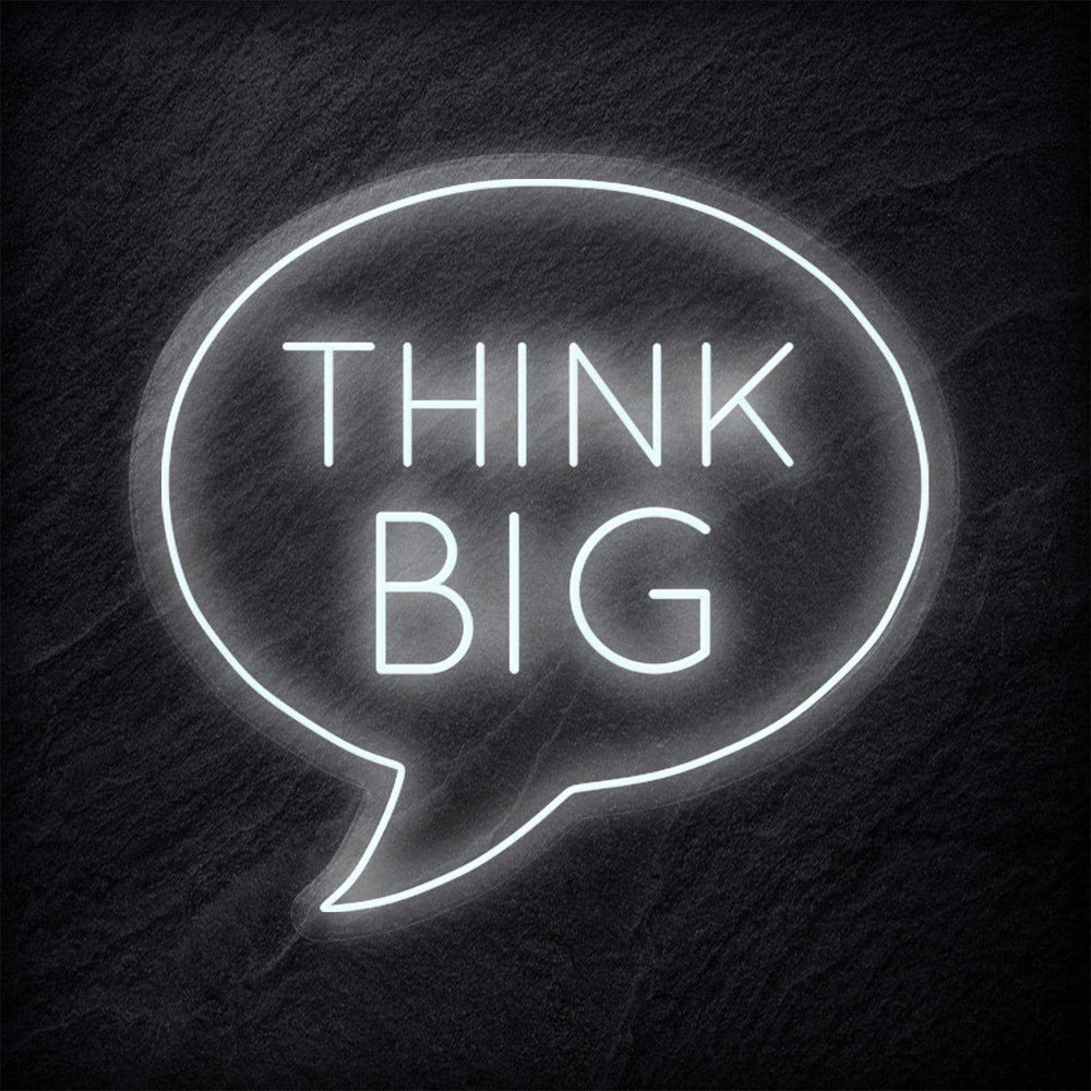 "Think Big" Neon Sign Schriftzug - NEONEVERGLOW