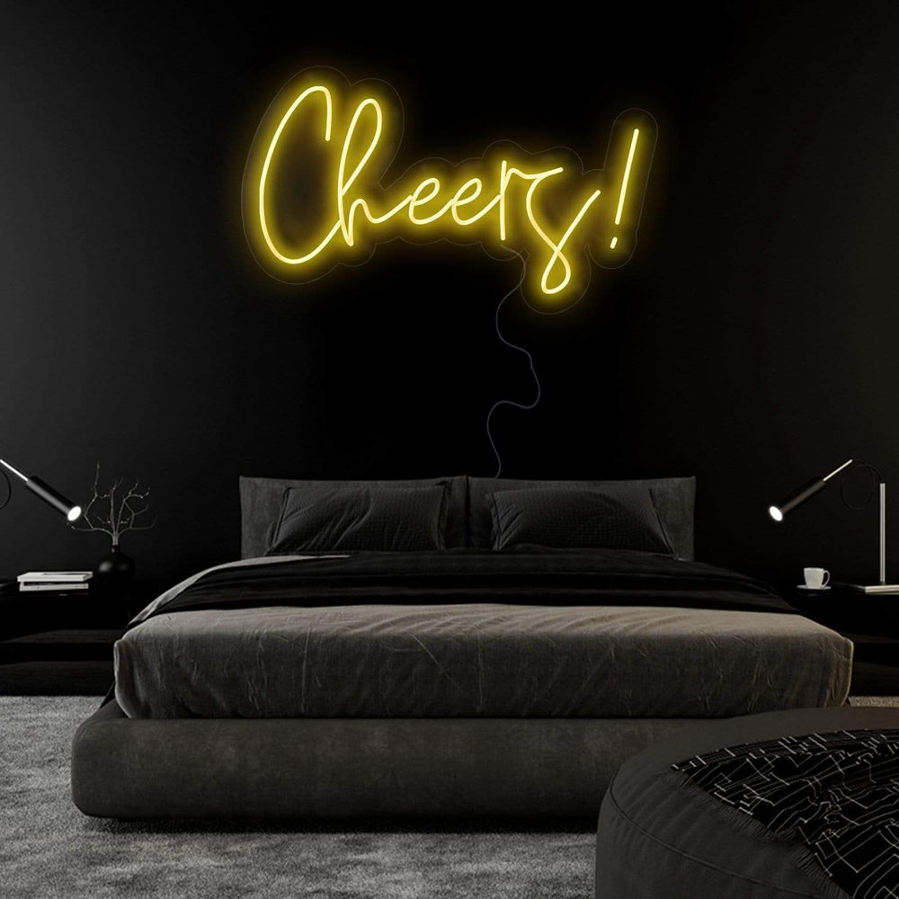 "Cheers" Neon Sign Schriftzug - NEONEVERGLOW