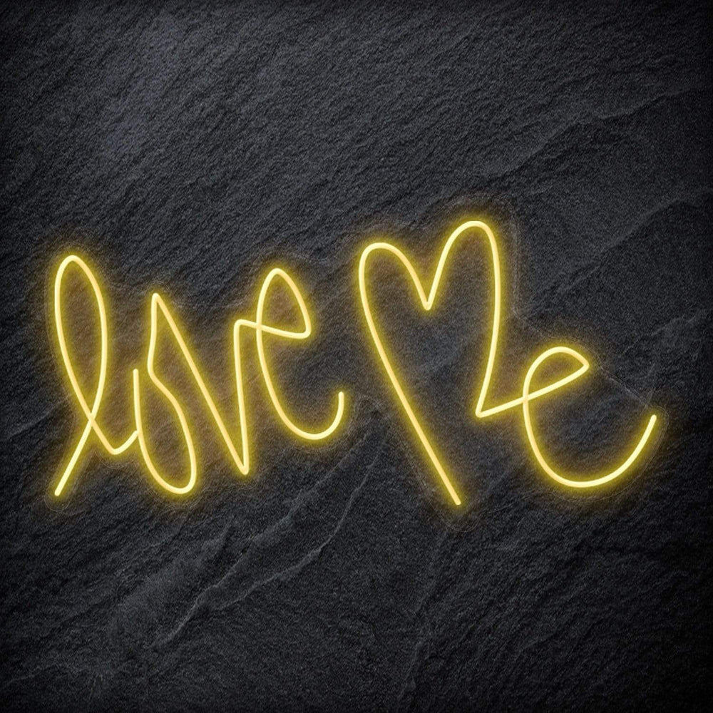 "Love Me " Neon Schriftzug Sign - NEONEVERGLOW