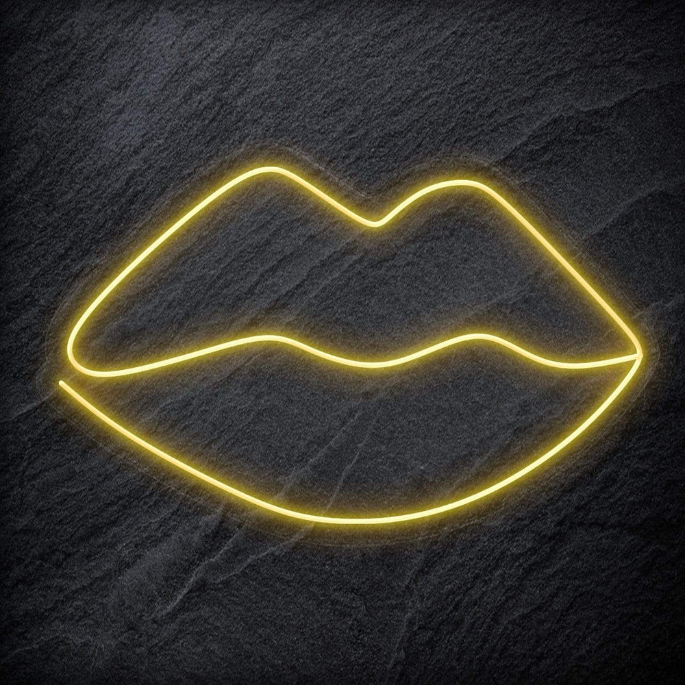 "Lippen" Neonschild Sign - NEONEVERGLOW