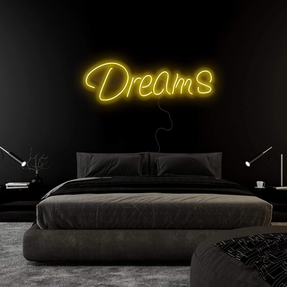 "Dreams" Neon Sign Schriftzug - NEONEVERGLOW