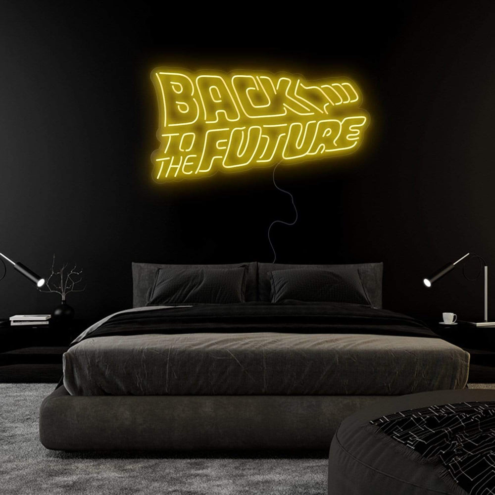 "Back to The Future" Neonschild Sign Schriftzug - NEONEVERGLOW
