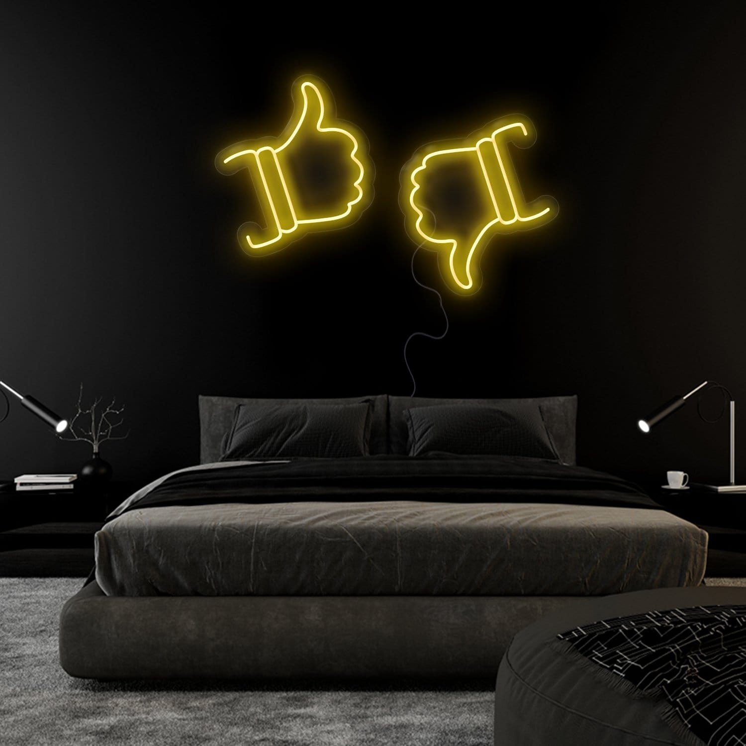 "Like Dislike" LED Neonschild Sign Schriftzug - NEONEVERGLOW
