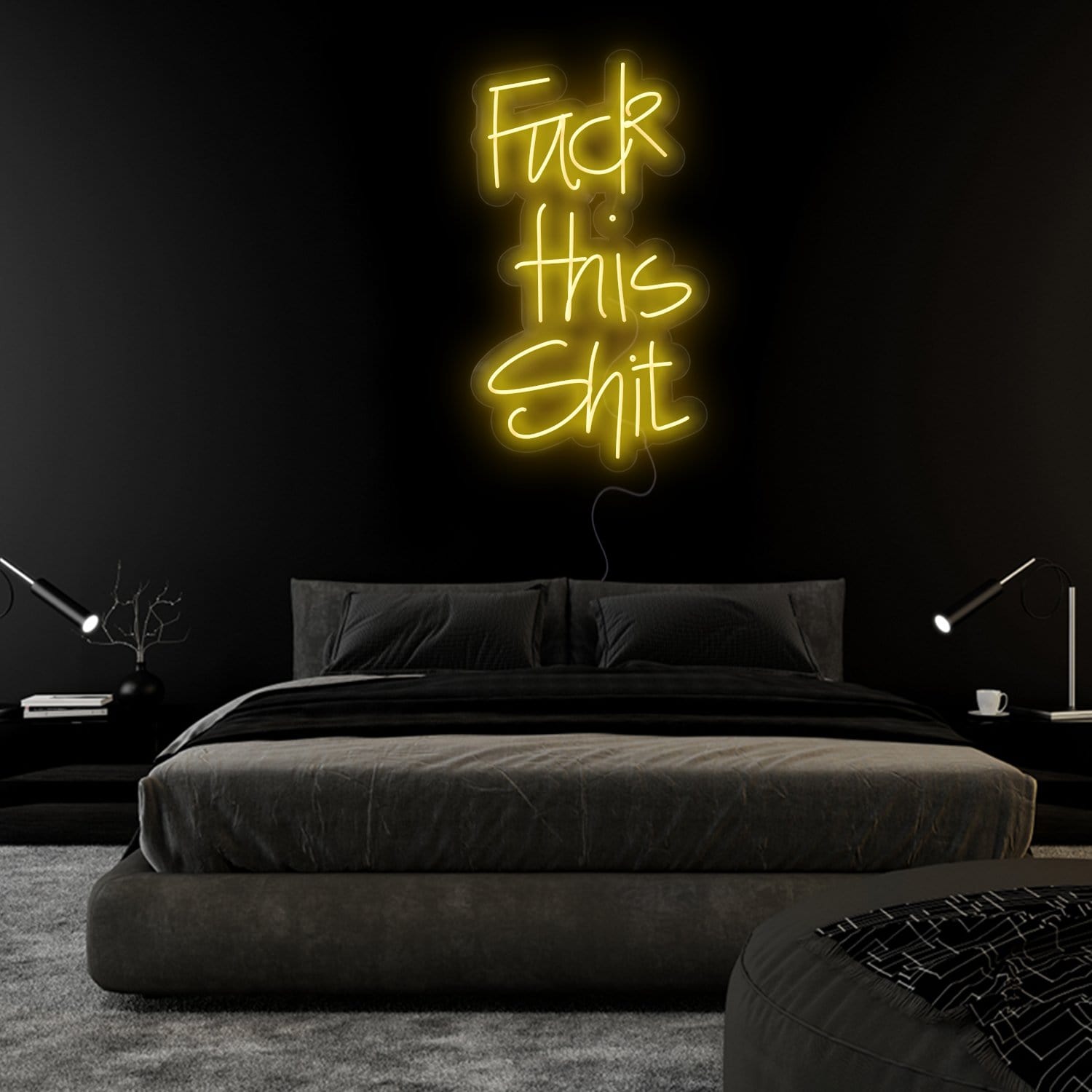"Fuck This Shit" LED Sign Schriftzug - NEONEVERGLOW