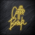 "Coffee Break" LED Neon Schriftzug - NEONEVERGLOW
