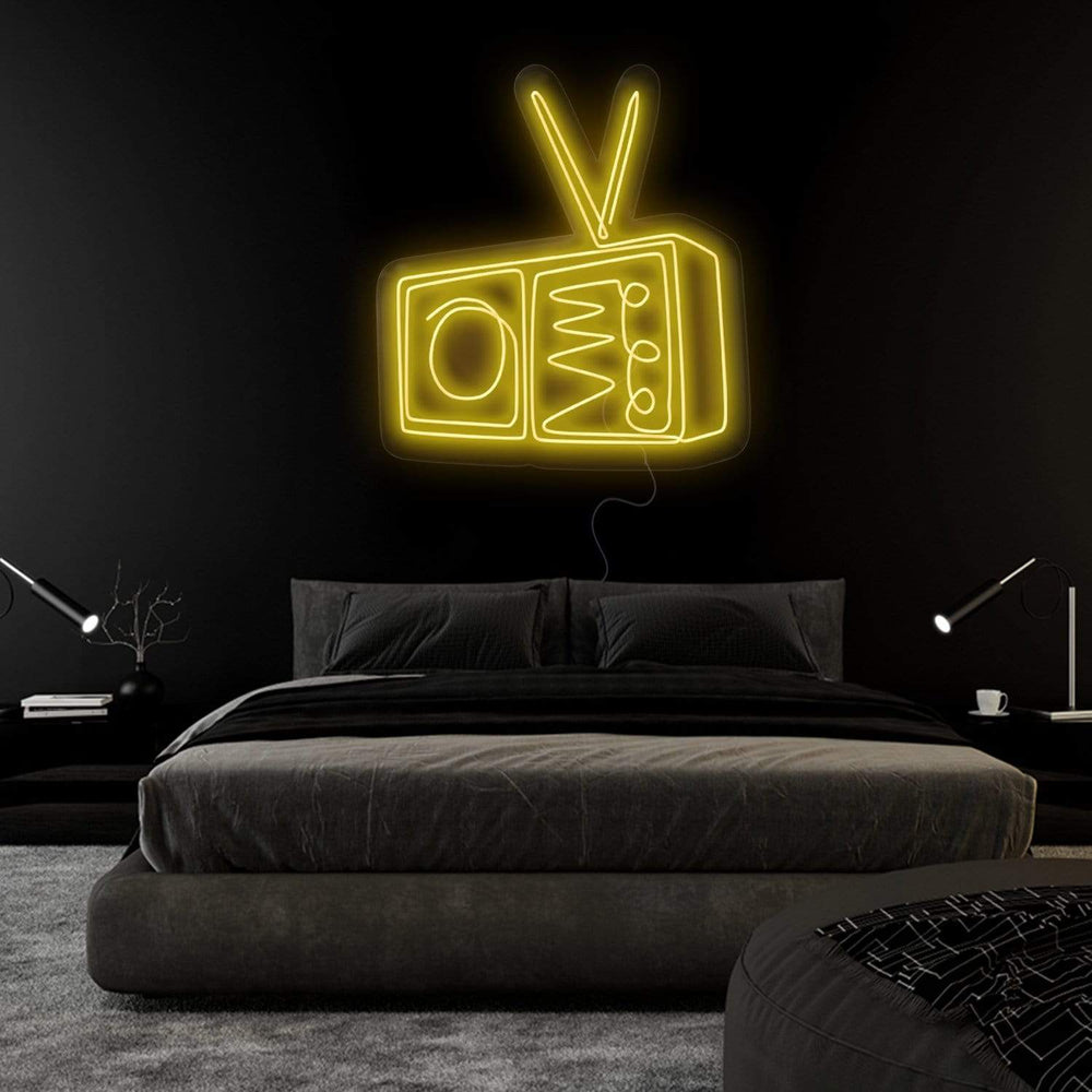 "TV Radio" Neonschild Sign - NEONEVERGLOW