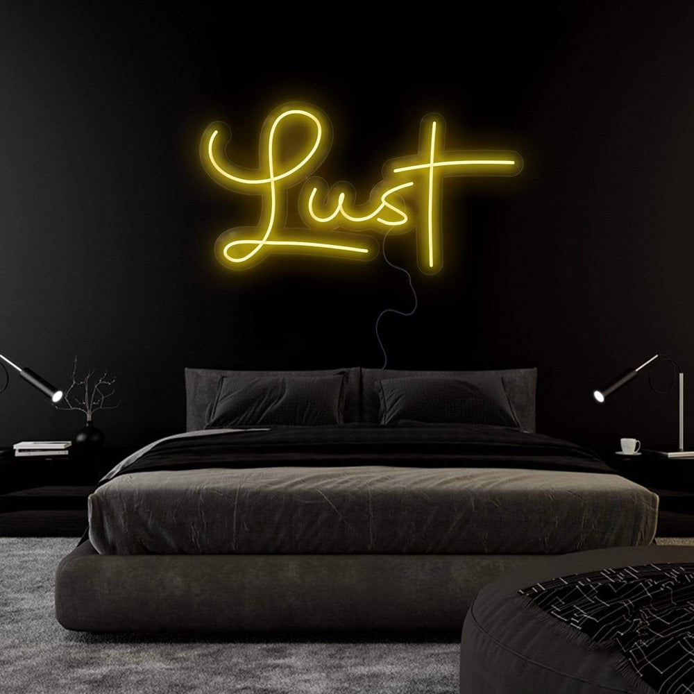 "Lust" Neonschild Sign Schriftzug - NEONEVERGLOW